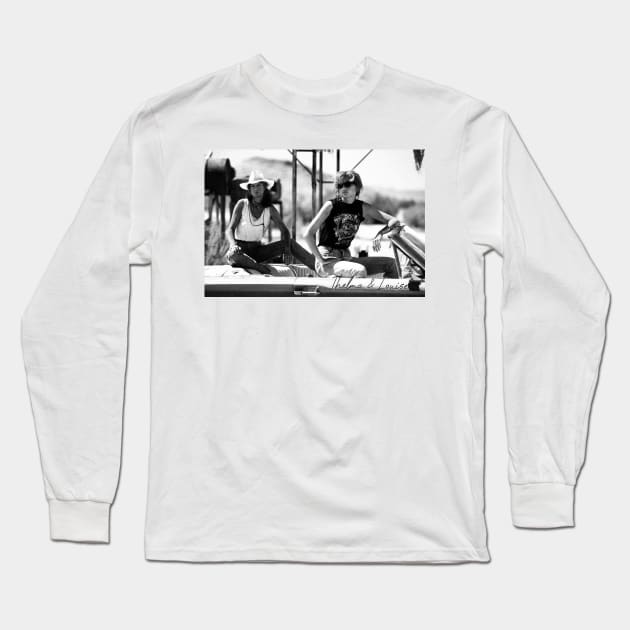 Thelma & Louise - Retro Long Sleeve T-Shirt by HectorVSAchille